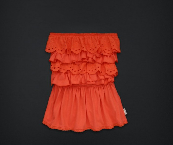 Abercrombie Fitch Mujeres Strapless Corto Vestido AF8827